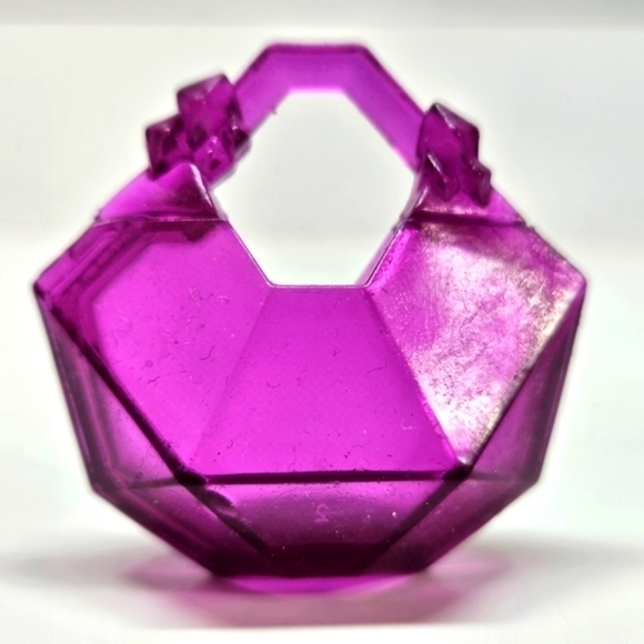 Monster High Abbey Bombinable I Love Heart Fashion Replacement Purse Bag Purple - Picture 1 of 4